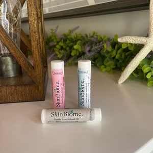 Organic Lip Balm with Vanilla Bean Infused Oil
