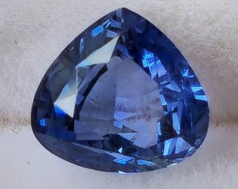 Natural Certified Blue Sapphire | Pear Shape | Ceylon | 1.24 Cts