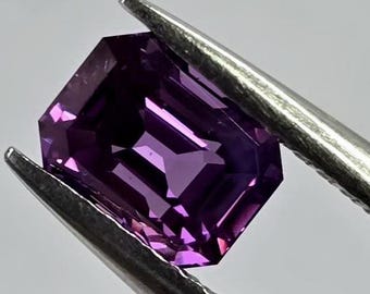 Rare Natural Purple Sapphire | Octagon Shape | Ceylon | 1.46 Cts