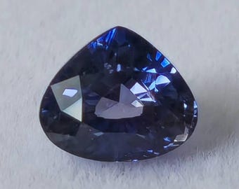 Natural Vivid Purple Sapphire | Pear Shape | Ceylon | 1.20 Cts