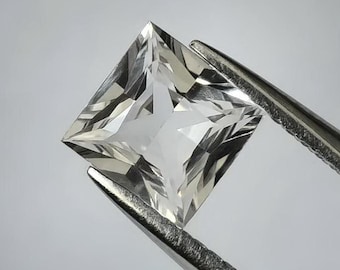 Eye Clean 7mm White Sapphire 1.67 Cts Princess Cut