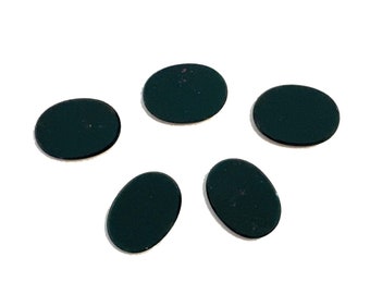 Dark Green Bloodstone Gemstone: Perfect for DIY Jewellery, 18x13mm, Oval Shape, March Birthstone