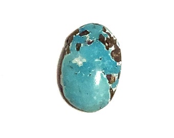 Natural Turquoise Oval Cabochon Blue Polished Loose Gemstone 16x10mm 5.41ct December Birthstone For Jewellery Making