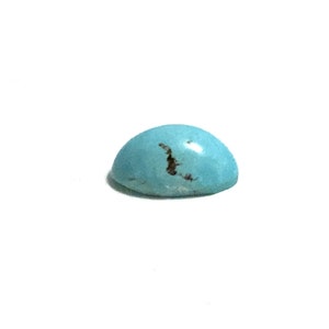 Turquoise Oval Cabochon Blue Loose Gemstone 1.65ct 9x6mm December Birthstone For Jewellery Making image 5