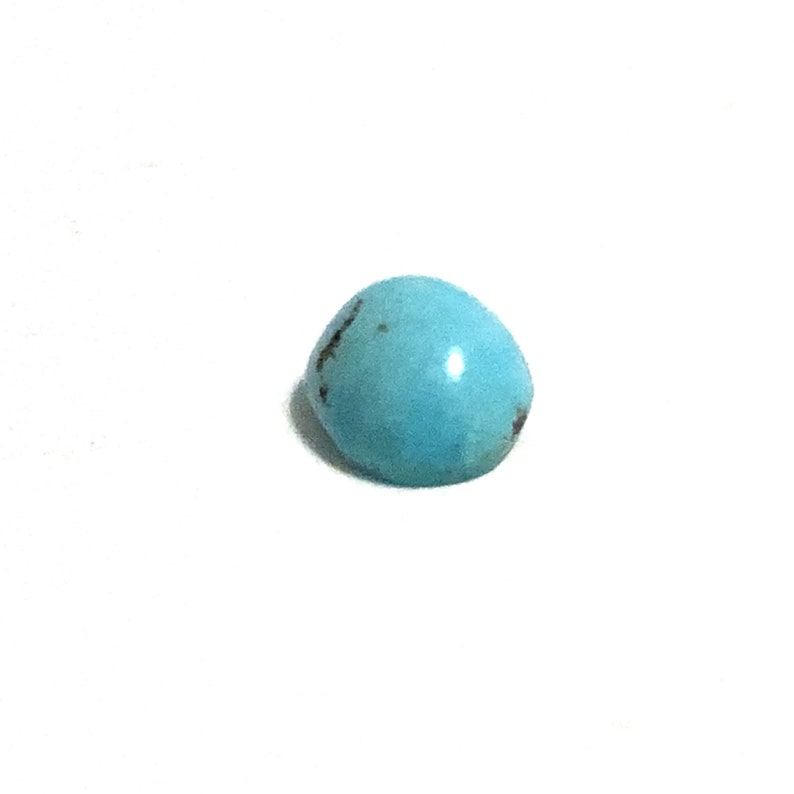 Turquoise Oval Cabochon Blue Loose Gemstone 1.65ct 9x6mm December Birthstone For Jewellery Making image 6