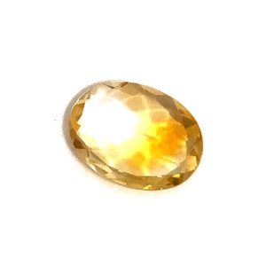 Yellow Oval Citrine Loose Gemstone Faceted Natural 7.45ct 16x12mm November Birthstone For Jewellery Making image 9