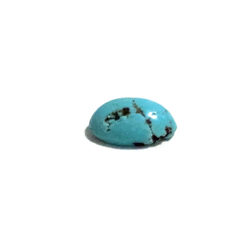 Turquoise Oval Cabochon Blue Loose Gemstone 1.52ct 8x6mm December Birthstone For Jewellery Making image 6
