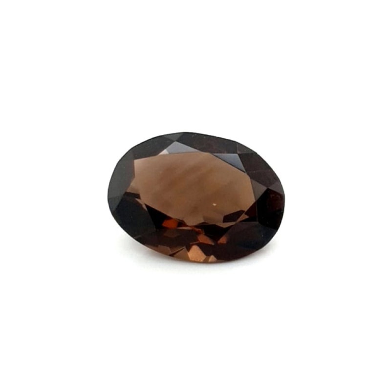 Pair Of Smoky Quartz Stones Oval Fine Quality Natural Faceted Loose Gemstones 20x15mm 41.48ct For Jewellery Making image 6