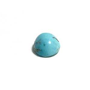 Turquoise Oval Cabochon Blue Loose Gemstone 1.65ct 9x6mm December Birthstone For Jewellery Making image 8