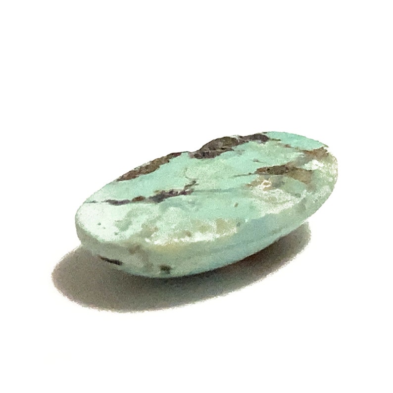 Pierre de naissance turquoise ovale naturelle bleu oeuf, polie, 17x10 mm, 5,79 carats, pierre de naissance de décembre pour la fabrication de bijoux image 10