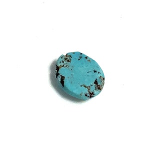 Turquoise Oval Cabochon Blue Loose Gemstone 1.52ct 8x6mm December Birthstone For Jewellery Making image 9