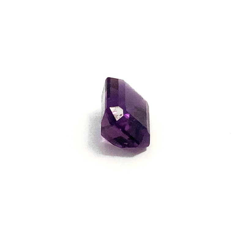 Natural Amethyst Octagon Faceted Polished Loose Purple Gemstone 1.69ct 8x6mm February Birthstone For Jewellery Making image 4