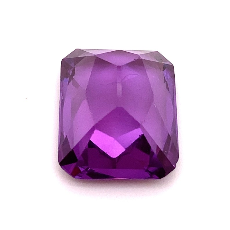 Amethyst Radiant Cut Octagon Purple Natural Faceted Polished Loose Gemstone 15x12mm 14.90ct For Jewellery Making image 8