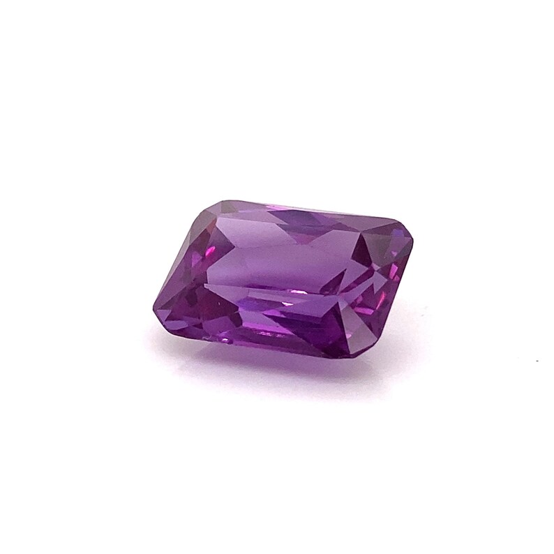 Amethyst Radiant Cut Octagon Purple Natural Faceted Polished Loose Gemstone 15x12mm 14.90ct For Jewellery Making image 3