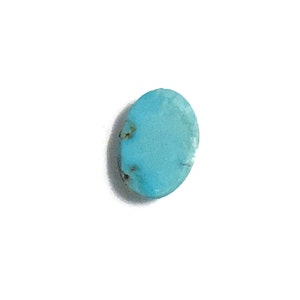 Turquoise Oval Cabochon Blue Loose Gemstone 1.65ct 9x6mm December Birthstone For Jewellery Making image 9