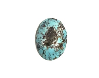 Natural Turquoise Oval Cabochon Blue Polished Loose Gemstone 17x12mm 6.29ct December Birthstone For Jewellery Making