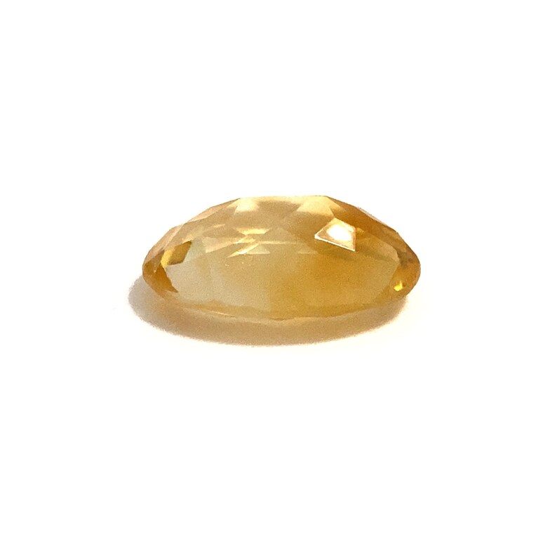 Yellow Oval Citrine Loose Gemstone Faceted Natural 7.45ct 16x12mm November Birthstone For Jewellery Making image 10