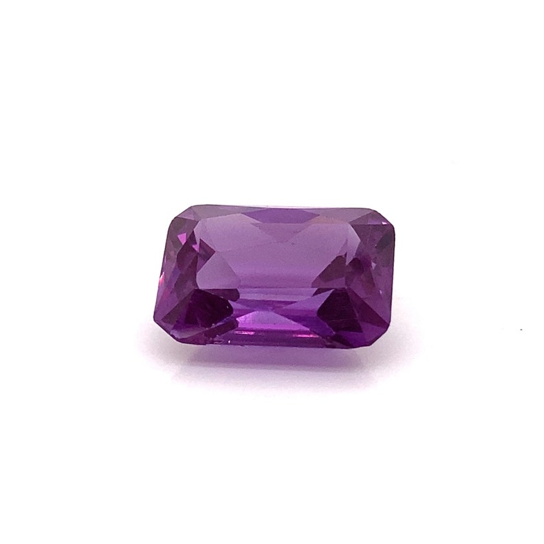 Amethyst Radiant Cut Octagon Purple Natural Faceted Polished Loose Gemstone 15x12mm 14.90ct For Jewellery Making image 2