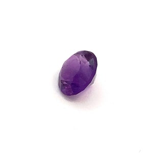 Amethyst Round Faceted Deep Purple Natural Loose Gemstones Lot of 5 5.08ct 6.6mm February Birthstone For Jewellery Making image 6