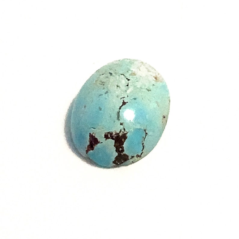 Natural Pale Turquoise Oval Cabochon Loose Polished Gemstone 16x11mm 7.80ct For Jewellery Making image 6