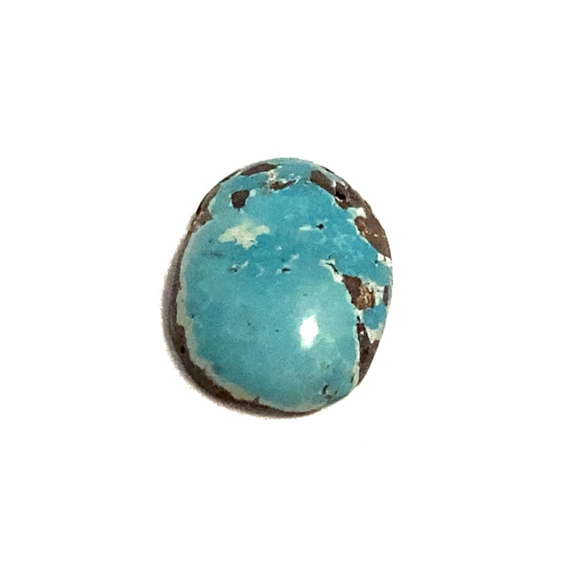 Natural Turquoise Oval Cabochon Blue Polished Loose Gemstone 16x10mm 5.41ct December Birthstone For Jewellery Making image 5