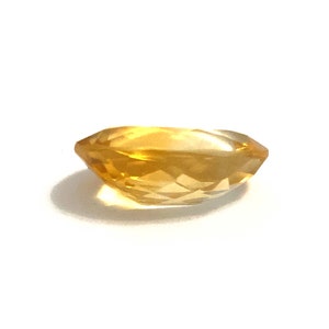 Yellow Oval Citrine Loose Gemstone Faceted Natural 7.45ct 16x12mm November Birthstone For Jewellery Making image 6