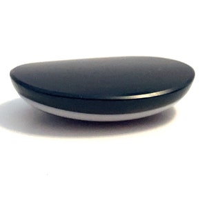 Banded Onyx Oval Cabochon Large Black White Polished Loose Gemstone 40x30mm For Jewellery Making image 10