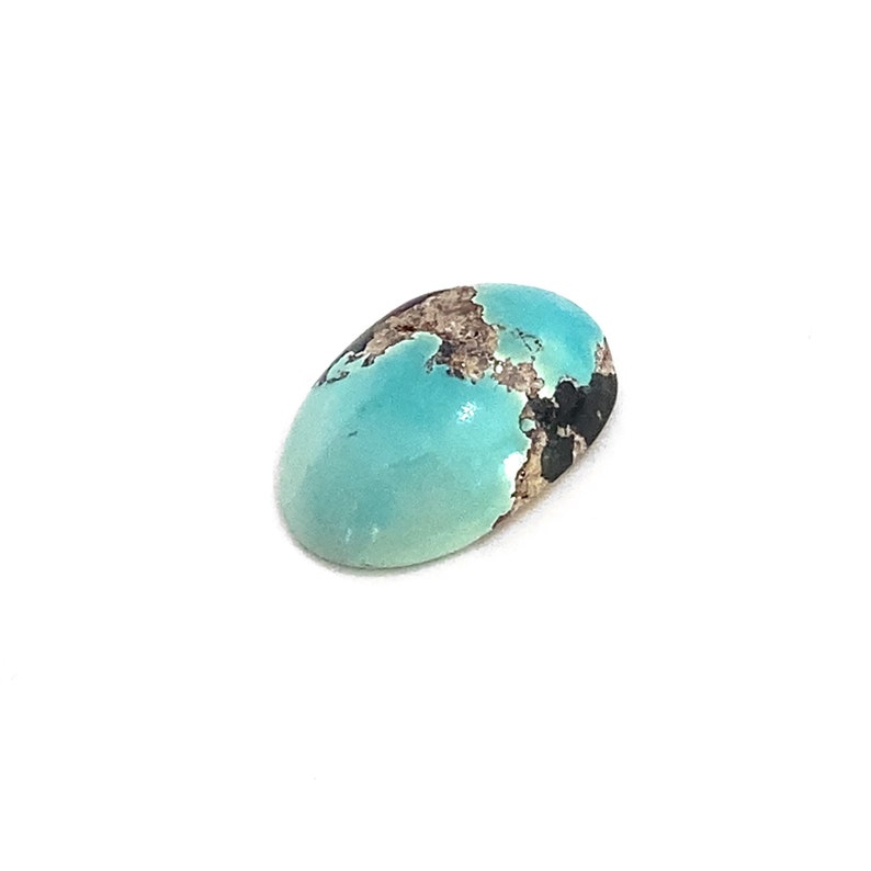 Turquoise Cabochon Oval Polished Natural Loose Gemstone 17x12mm 8.63ct For Jewellery Making image 3