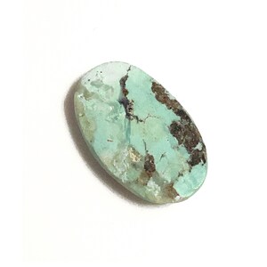 Pierre de naissance turquoise ovale naturelle bleu oeuf, polie, 17x10 mm, 5,79 carats, pierre de naissance de décembre pour la fabrication de bijoux image 8