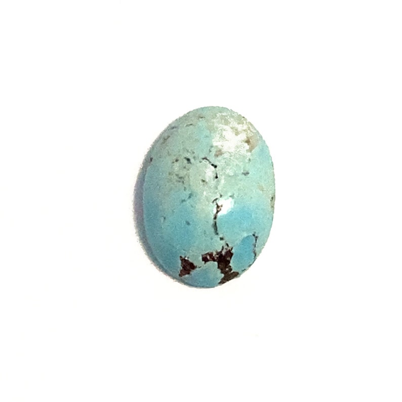 Natural Pale Turquoise Oval Cabochon Loose Polished Gemstone 16x11mm 7.80ct For Jewellery Making image 2