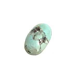 Pierre de naissance turquoise ovale naturelle bleu oeuf, polie, 17x10 mm, 5,79 carats, pierre de naissance de décembre pour la fabrication de bijoux image 6