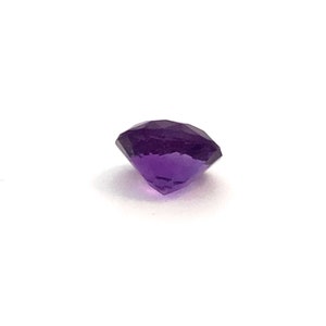 Amethyst Round Faceted Deep Purple Natural Loose Gemstones Lot of 5 5.08ct 6.6mm February Birthstone For Jewellery Making image 7