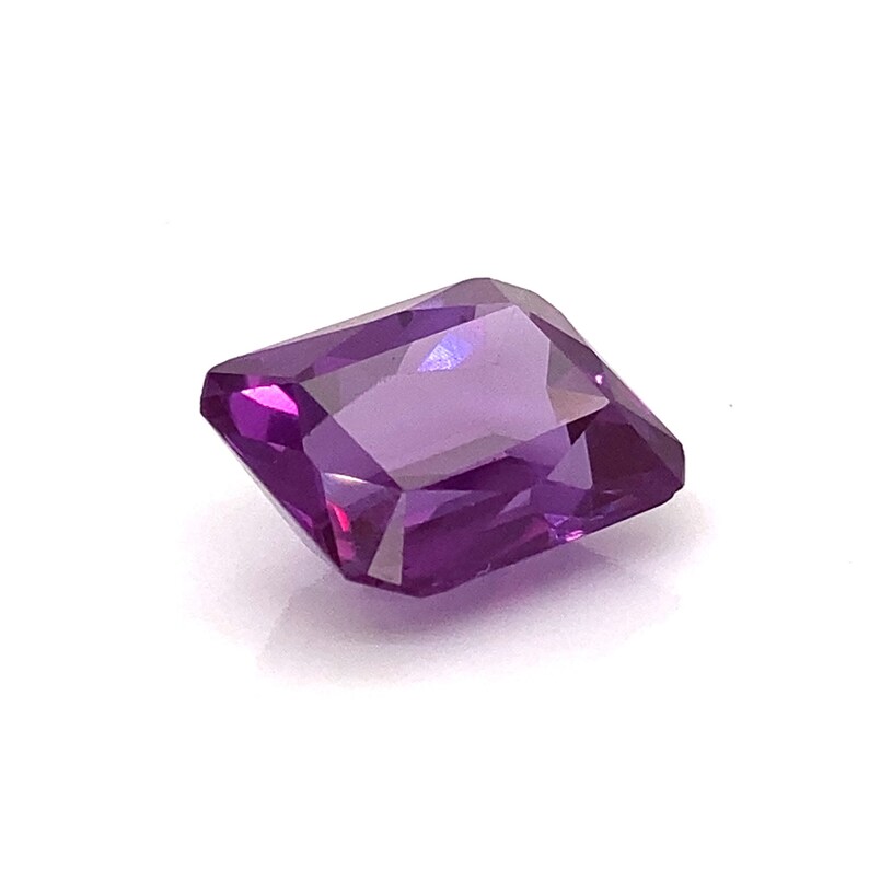 Amethyst Radiant Cut Octagon Purple Natural Faceted Polished Loose Gemstone 15x12mm 14.90ct For Jewellery Making image 7