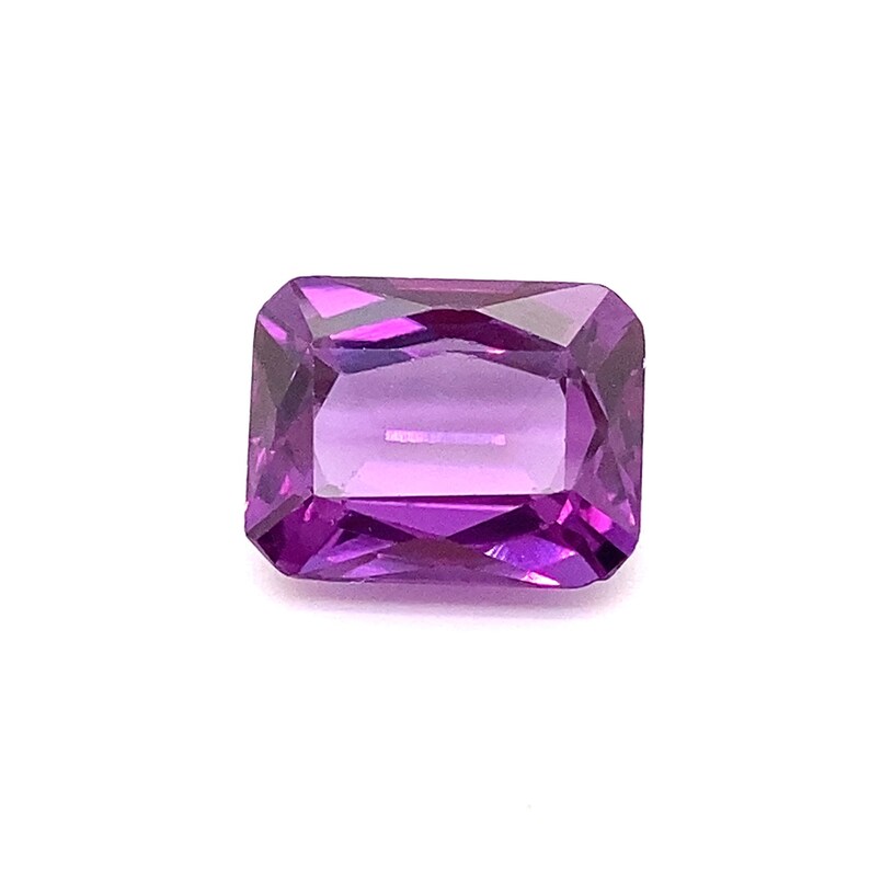 Amethyst Radiant Cut Octagon Purple Natural Faceted Polished Loose Gemstone 15x12mm 14.90ct For Jewellery Making image 1