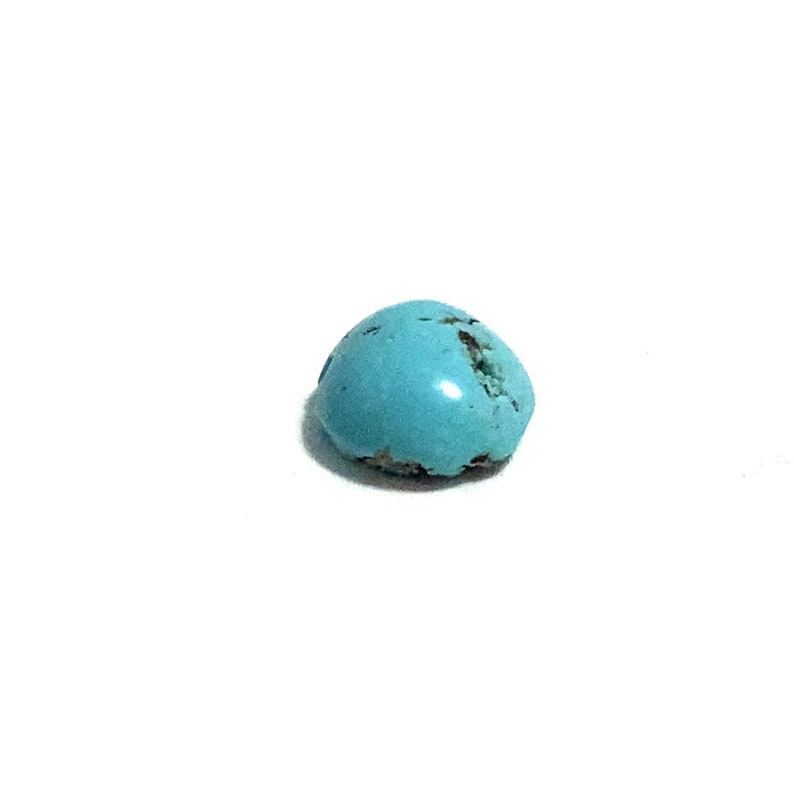 Turquoise Oval Cabochon Blue Loose Gemstone 1.52ct 8x6mm December Birthstone For Jewellery Making image 7