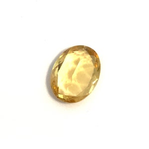 Oval Citrine Yellow Loose Gemstone Natural Faceted 7.83ct 16x12mm November Birthstone For Jewellery Making image 9