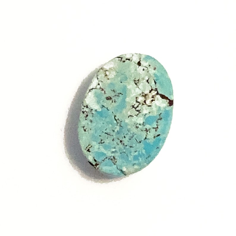 Natural Pale Turquoise Oval Cabochon Loose Polished Gemstone 16x11mm 7.80ct For Jewellery Making image 7