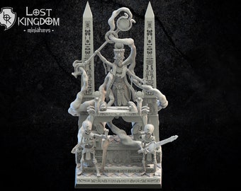 Amenofis en el altar canópico