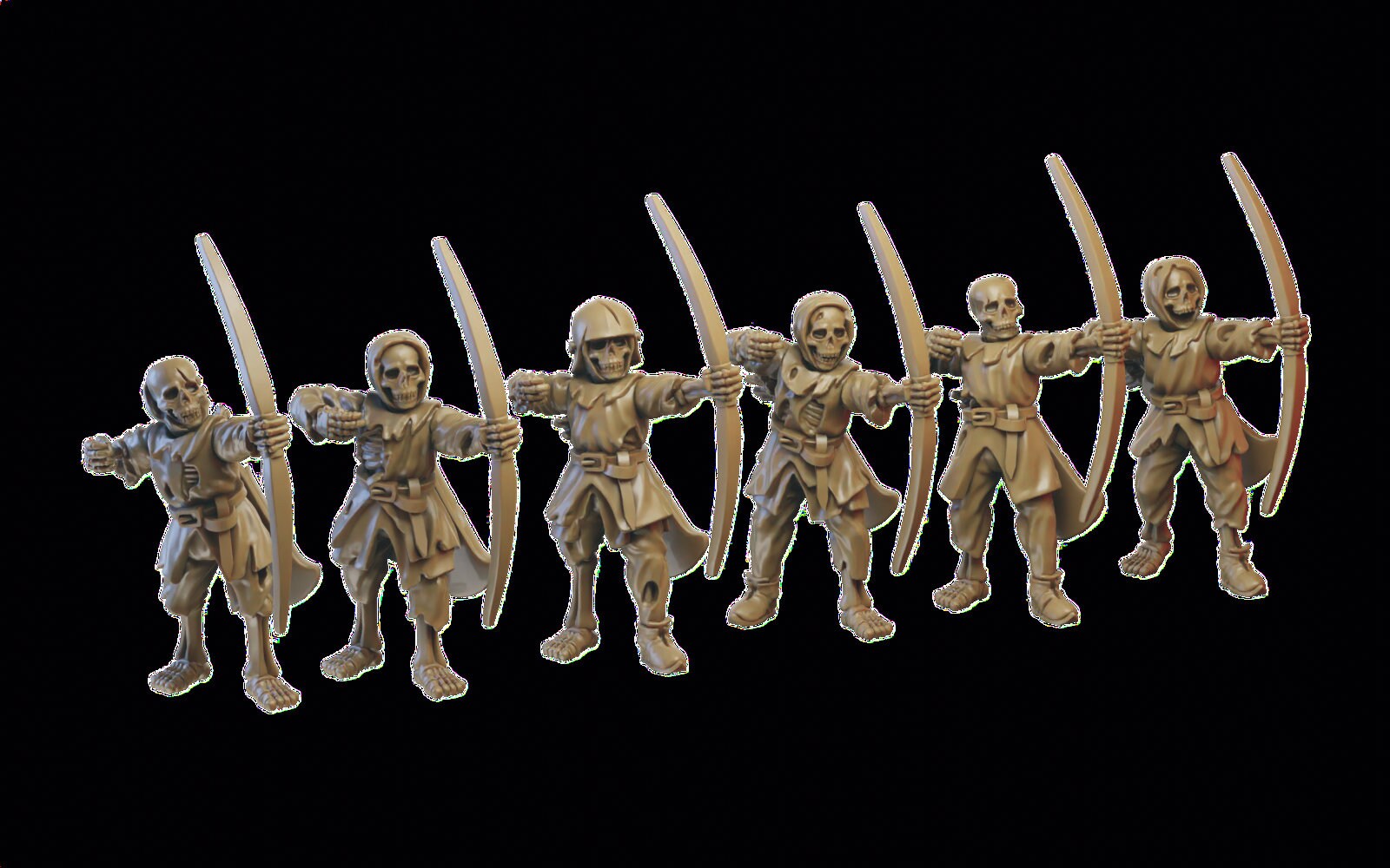 Undead Black Army -Skeleton Archers or Crossbows