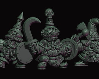 Guerreros enanos malvados