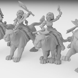 High Elf Lioness Witch Cavalry