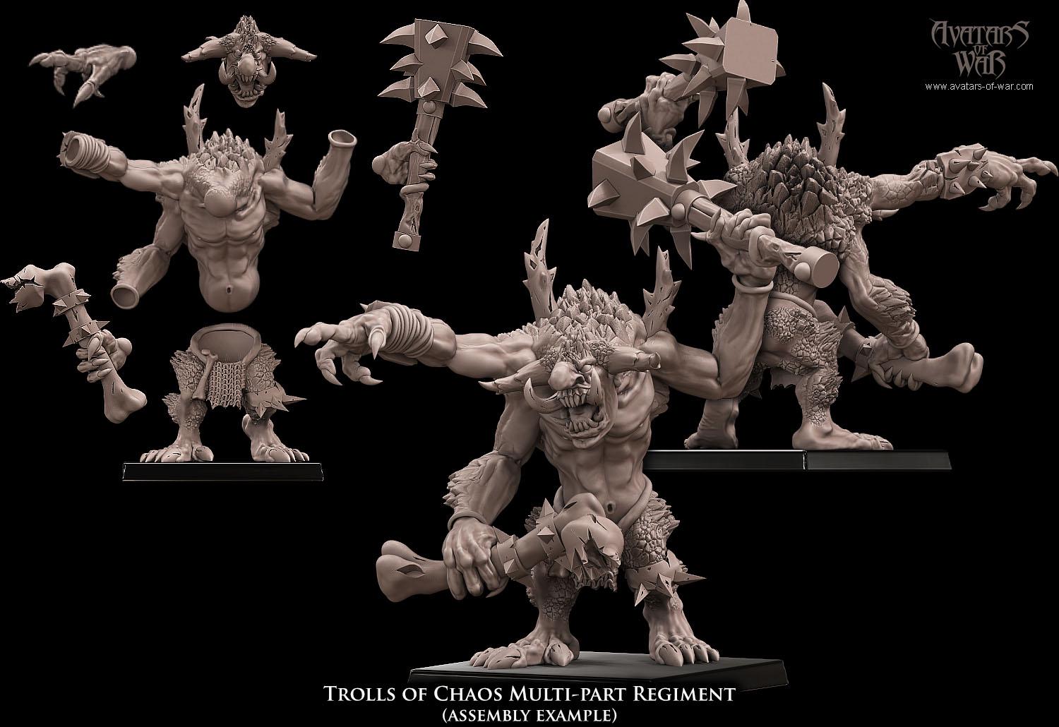 Trolls of Chaos Multi-part Regiment - Etsy