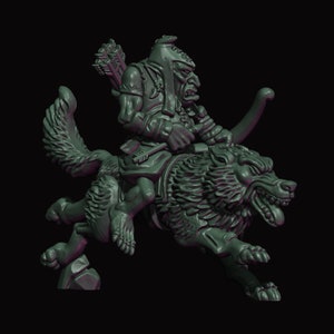 Eastern Goblin Wolf Rider Archers