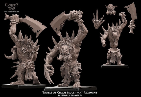 Trolls of Chaos Multi-part Regiment - Etsy