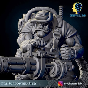 Ork Kommando with Minigun