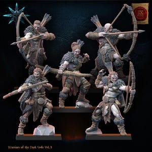 Barbarian regiment with bows + Command Options