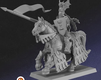 Breton Lord on Horse