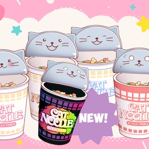 Premade Vtuber Model CAT NOODLE (P2U Ready to Use Vtuber)