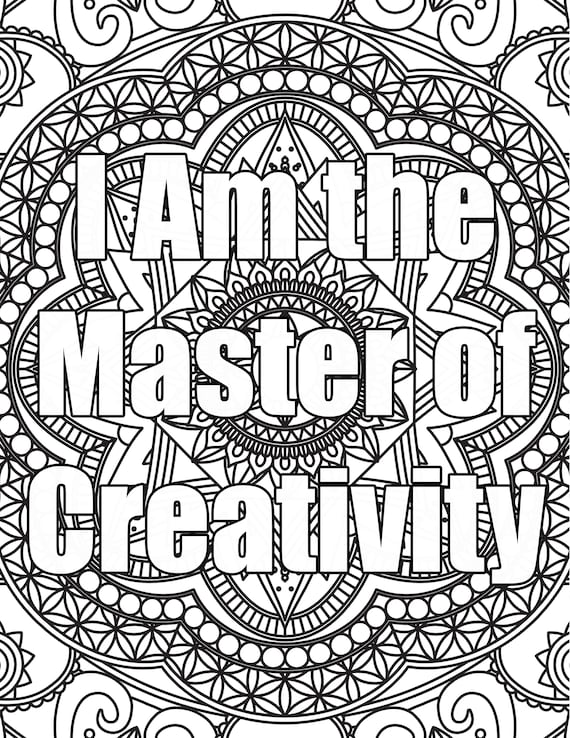 Creativity Coloring Pages 2 Coloring Pages Digital | Etsy