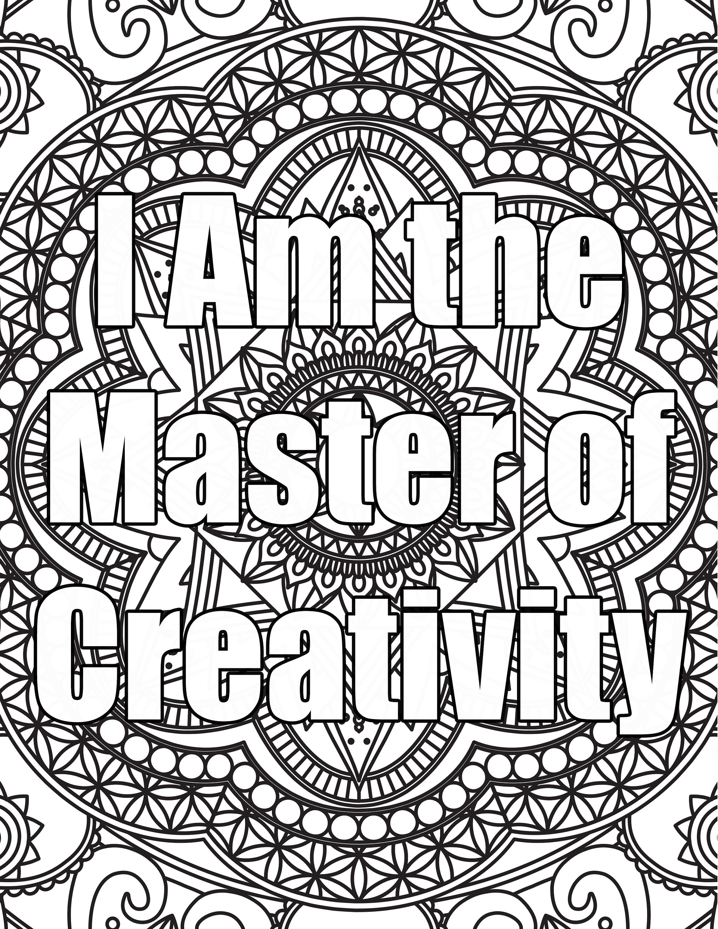 Creativity Coloring Pages 2 Coloring Pages Digital Download Creative